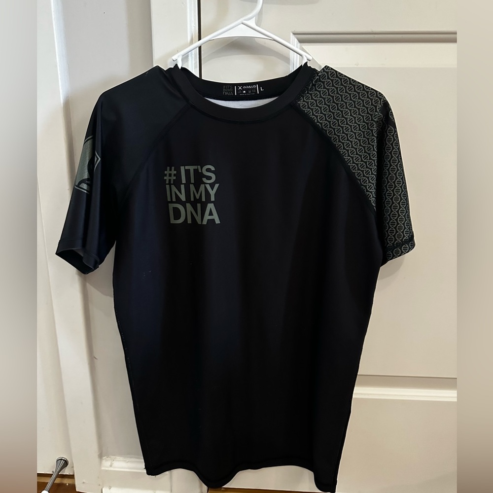 Men's Black Rash Guard by